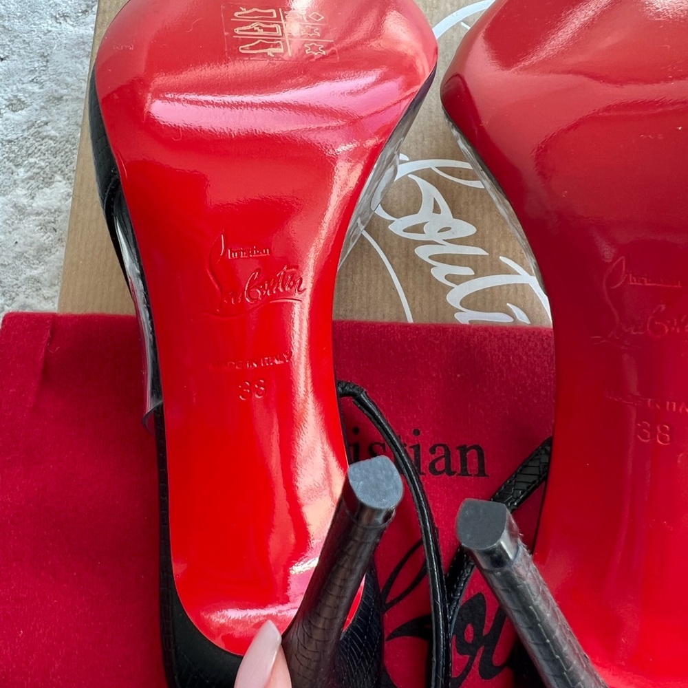 Optisexy Christian Louboutin Heels Size 38 Euro - Picture 3 of 7